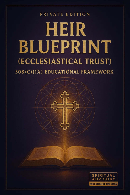 Heir Blueprint (Ecclesiastical Trust) My Store