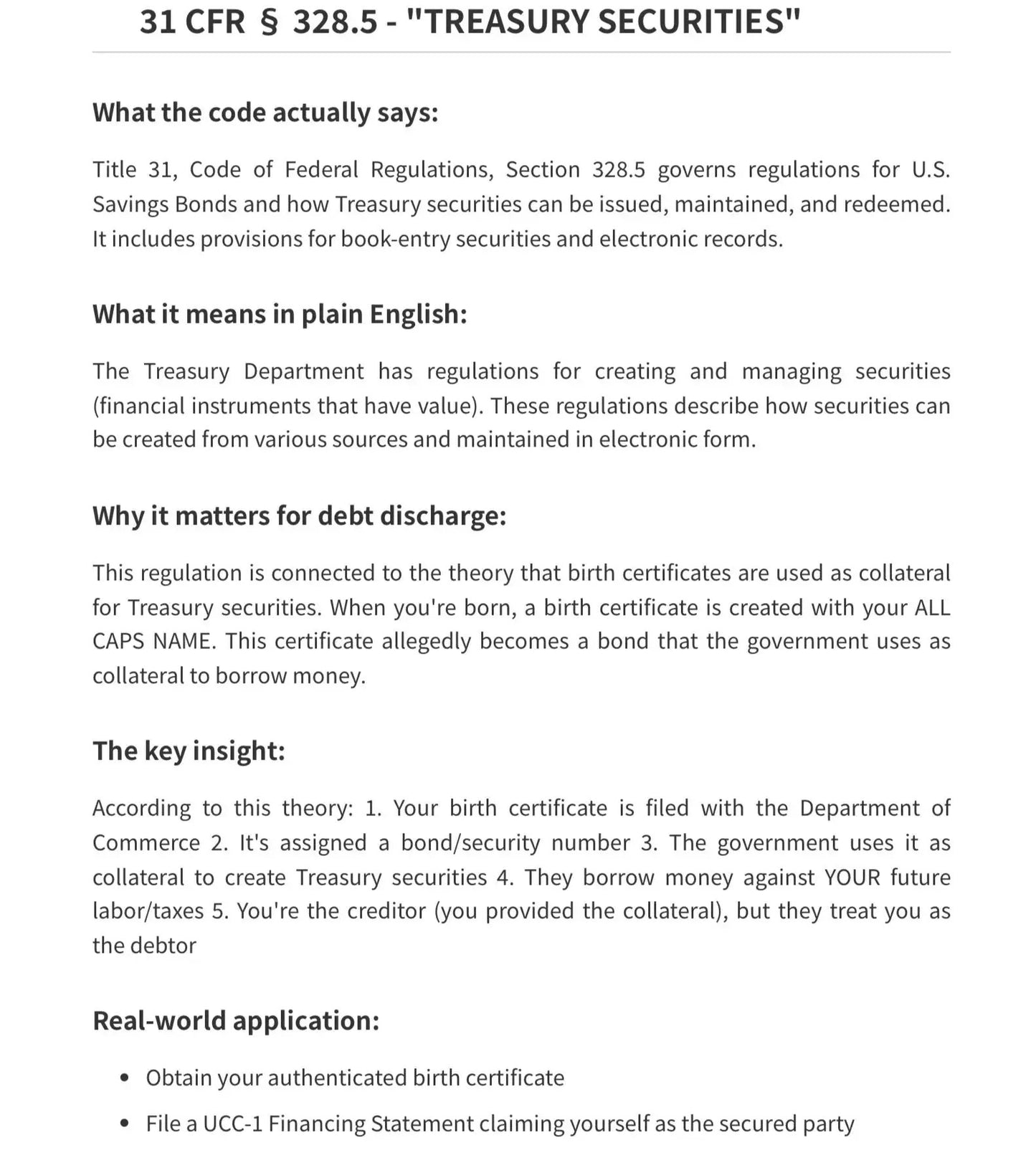 DEBT DISCHARGE CLASS NOV 9th